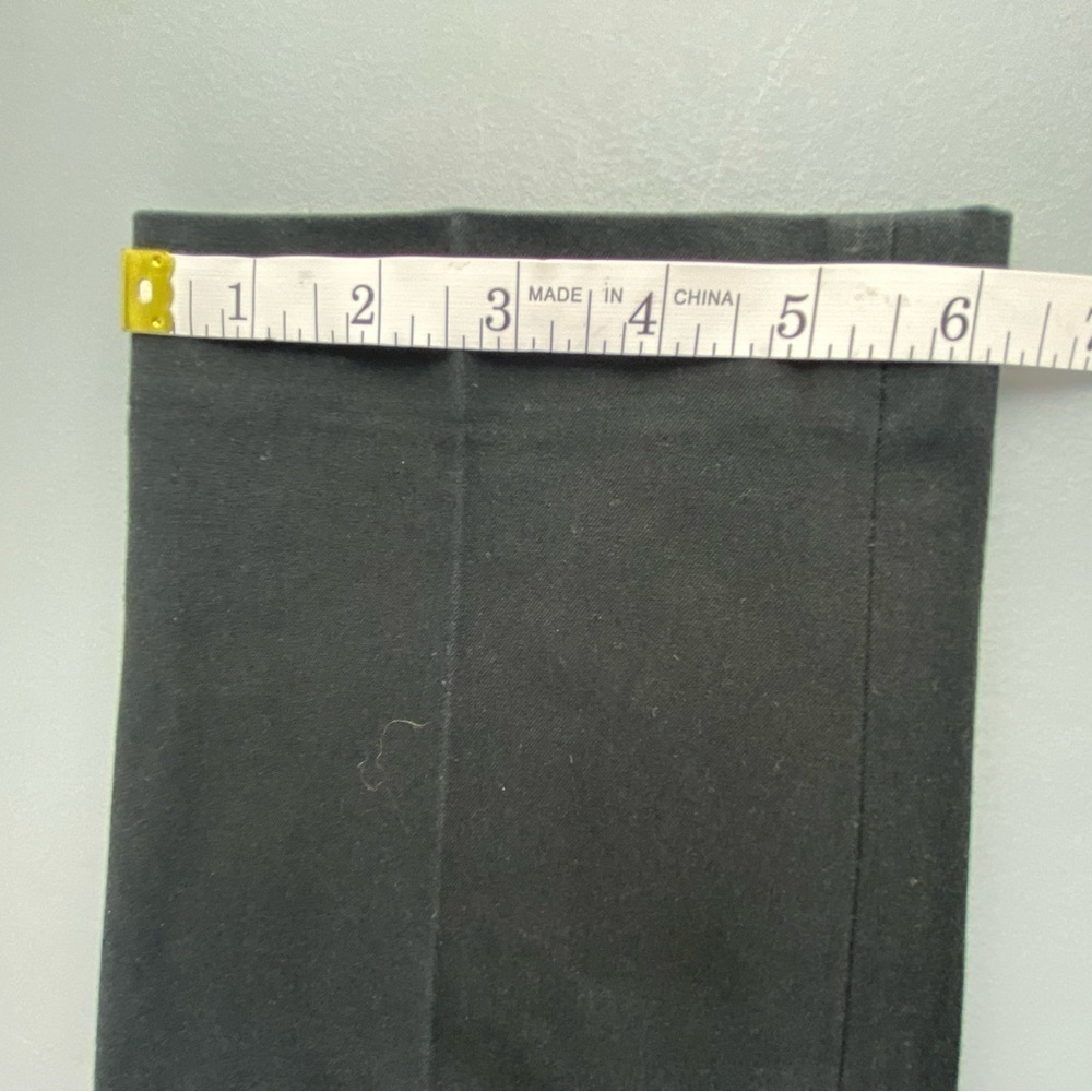 Talbots black high waist straight leg fitted pant, 8 - Picture 13 of 14